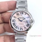 Swiss Grade Copy Cartier Pink Mother of Pearl Watch 2018 Newest